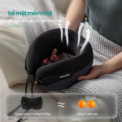 Máy massage cổ vai gáy PHILIPS PPM3306 bề mặt mềm mại
