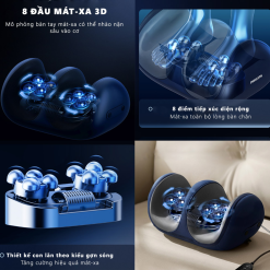 Máy massage vùng chân PHILIPS PPM6331 đầu massage 3D