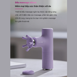 Máy massage cầm tay mini PHILIPS PPM7311 đầu massage sillicon