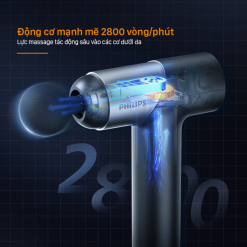 Máy massage cầm tay mini PHILIPS PPM7323 động cơ mạnh