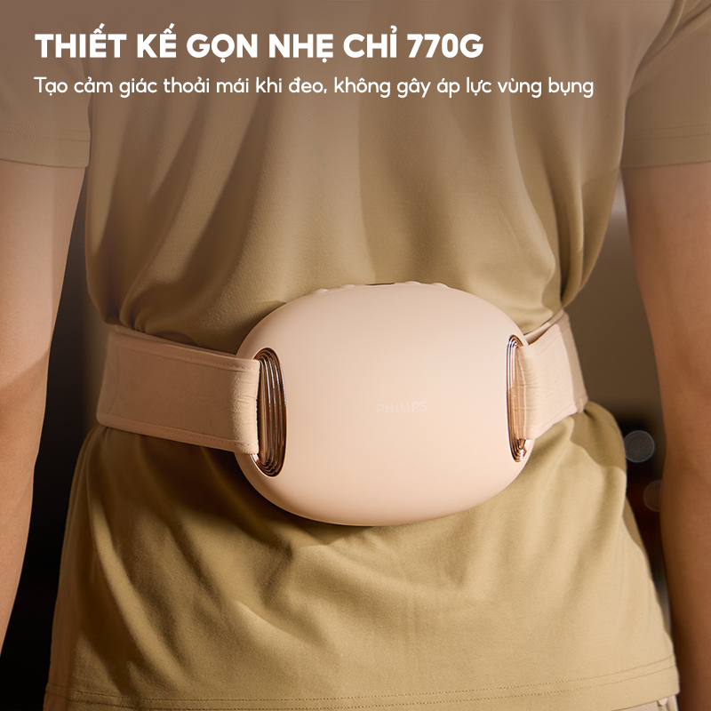 Máy massage eo Philips PPM4371 thiết kế gọn nhẹ