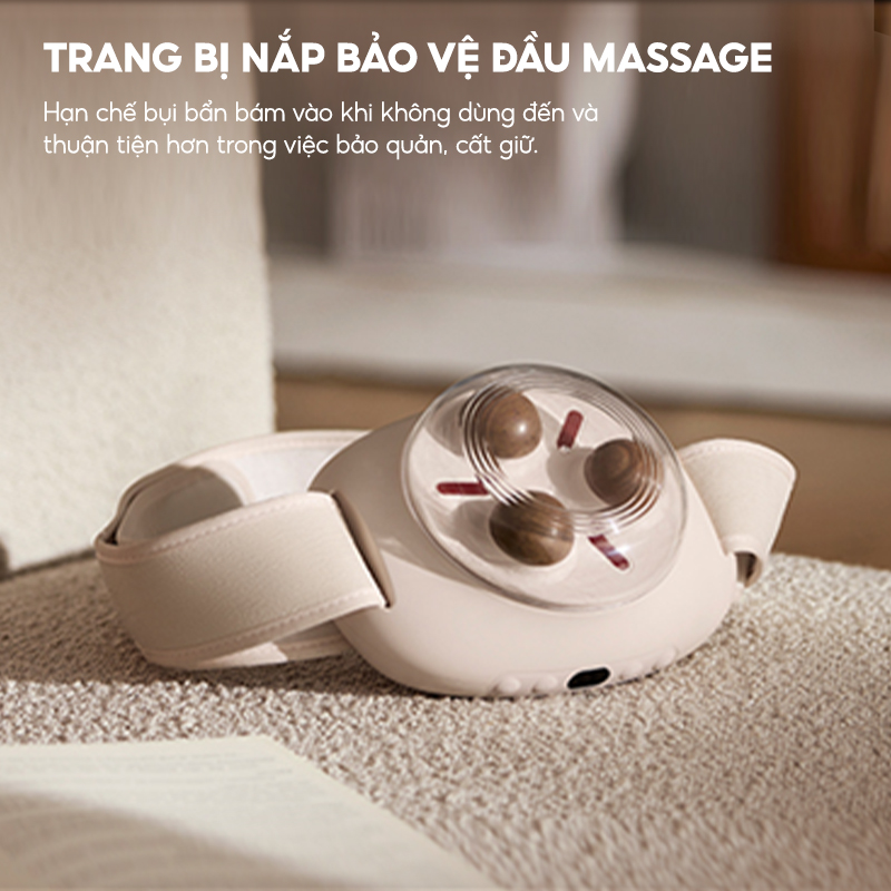Máy massage eo Philips PPM4371 - nắp ảo vệ đầu massage