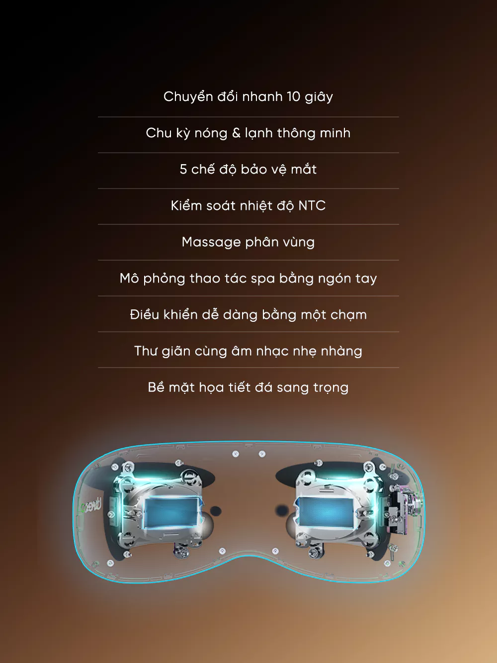 Máy massage mắt Breo See K Pro tính năng thông minh