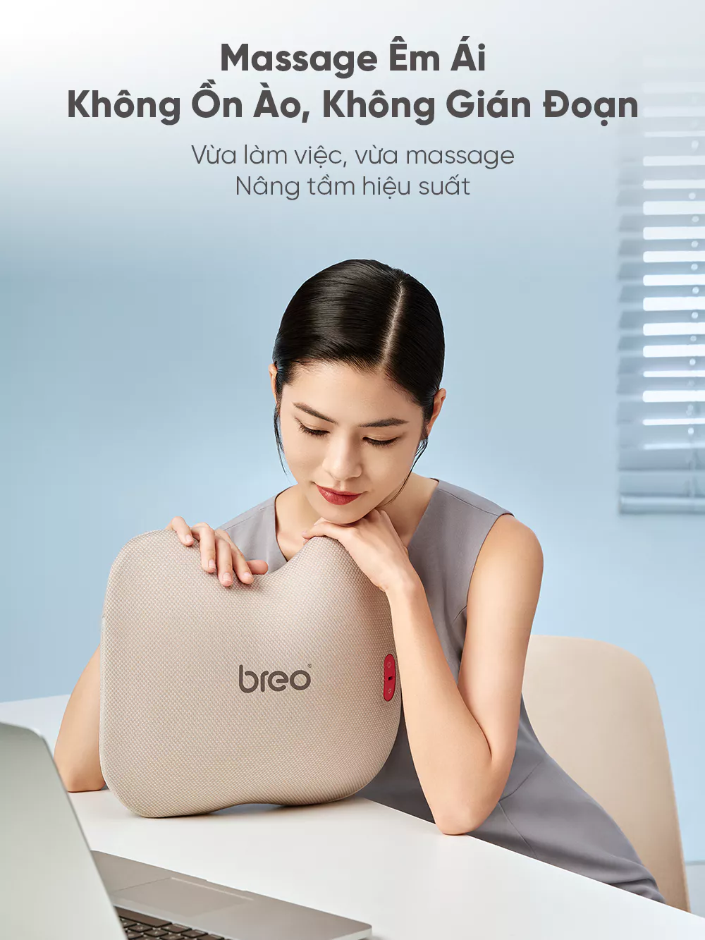 Máy massage lưng Breo Back 2 massage êm ái