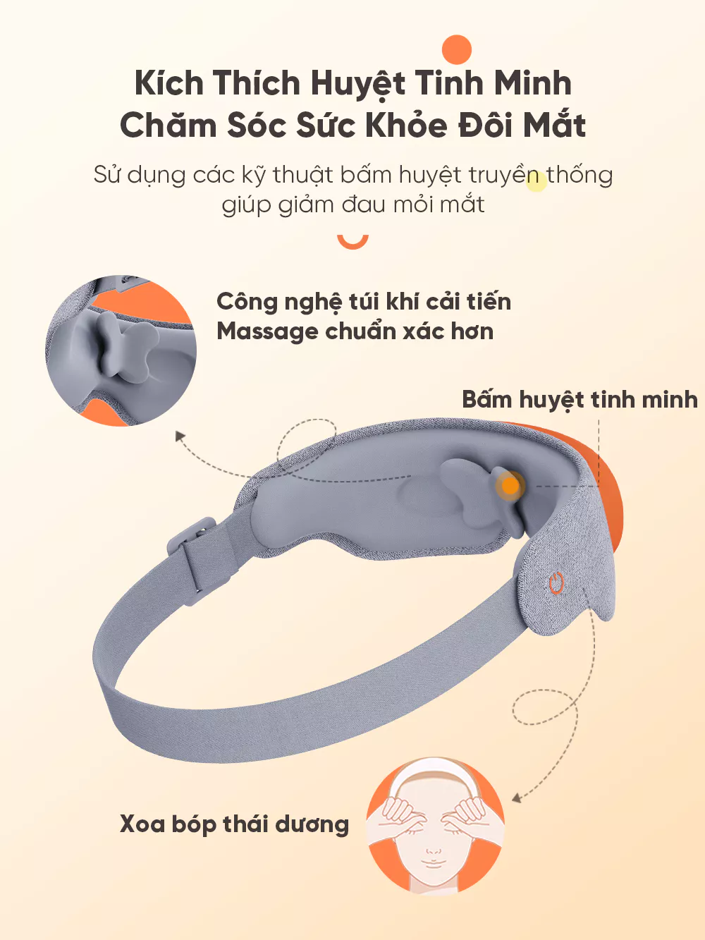 Máy massage mắt trẻ em Breo See 5K công nghệ tiên tiến