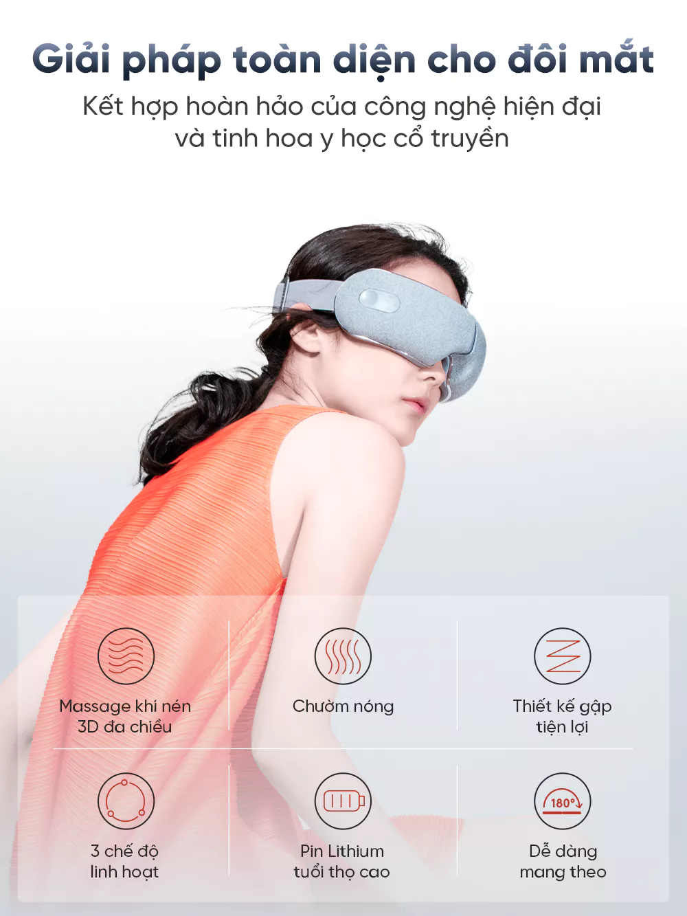 Máy massage mắt Breo iSee M giải pháp toàn diện
