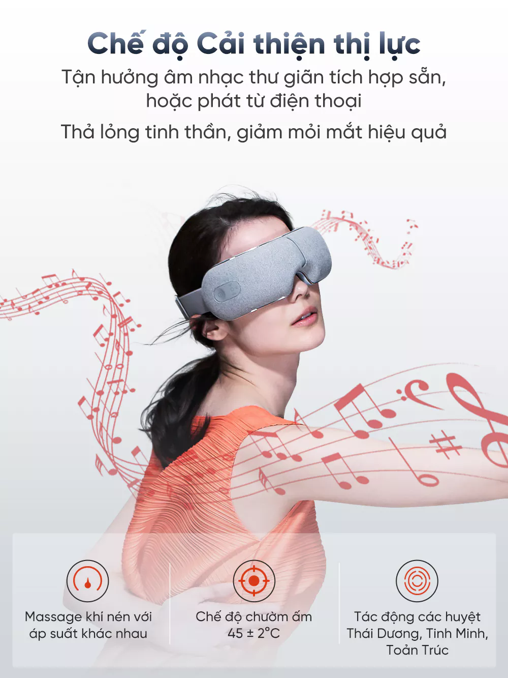 Máy massage mắt Breo iSee M cải thiện thị lực